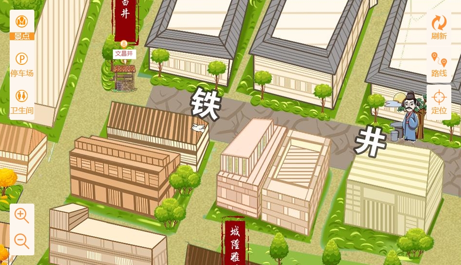 萍乡智慧景区：手绘地图与语音导览的完美融合