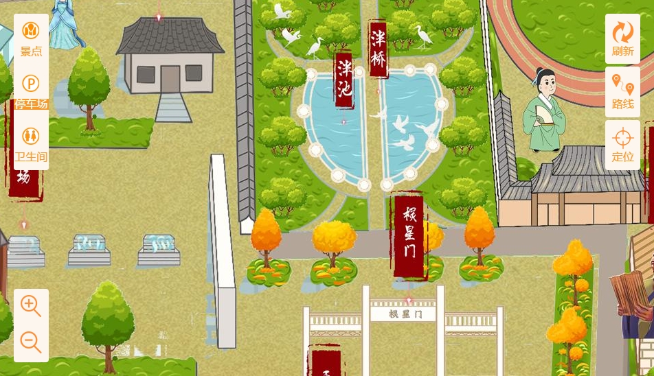 萍乡手绘地图景区语音讲解导览系统：智慧景区建设的基石